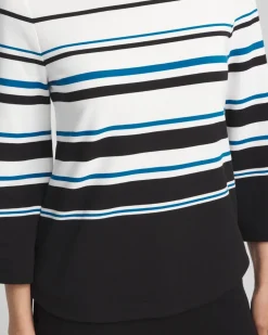 Cheap Zenergy® 3/4 Flare Sleeve Pullover Tops