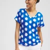Flash Sale Zenergy® Dots Drop Shoulder Tee Tops