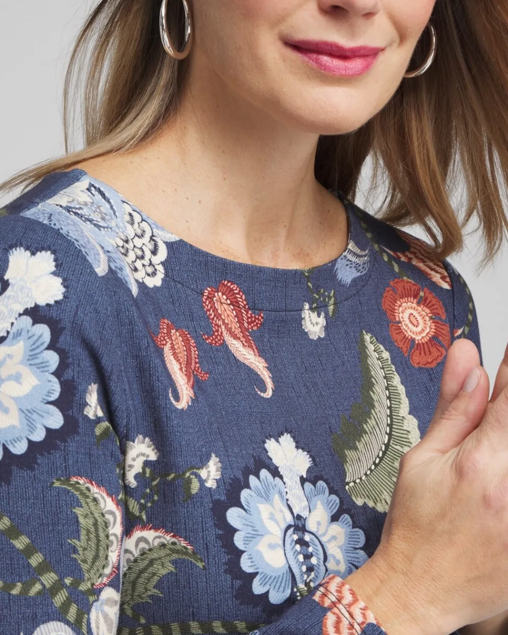 Online Zenergy® Floral Pullover Tops