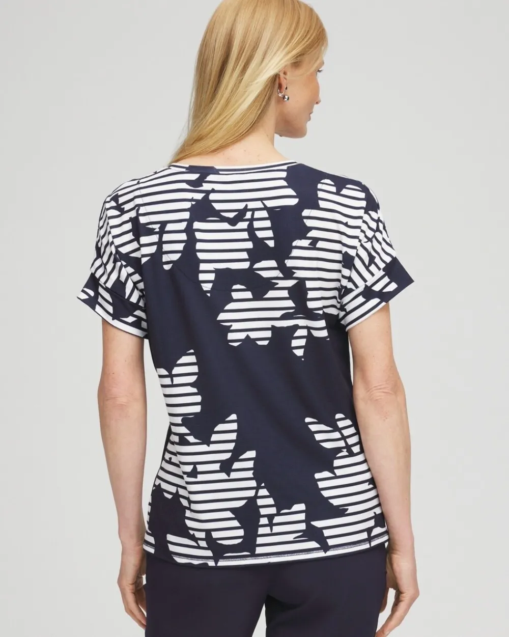 Best Zenergy® Floral Stripe Tee Tops