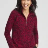 Best Sale Zenergy® French Terry Half Zip Pullover Top Tops | Activewear