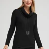 Clearance Zenergy Luxe® Cashmere Blend Cowl Sweater Tops | Matching Sets