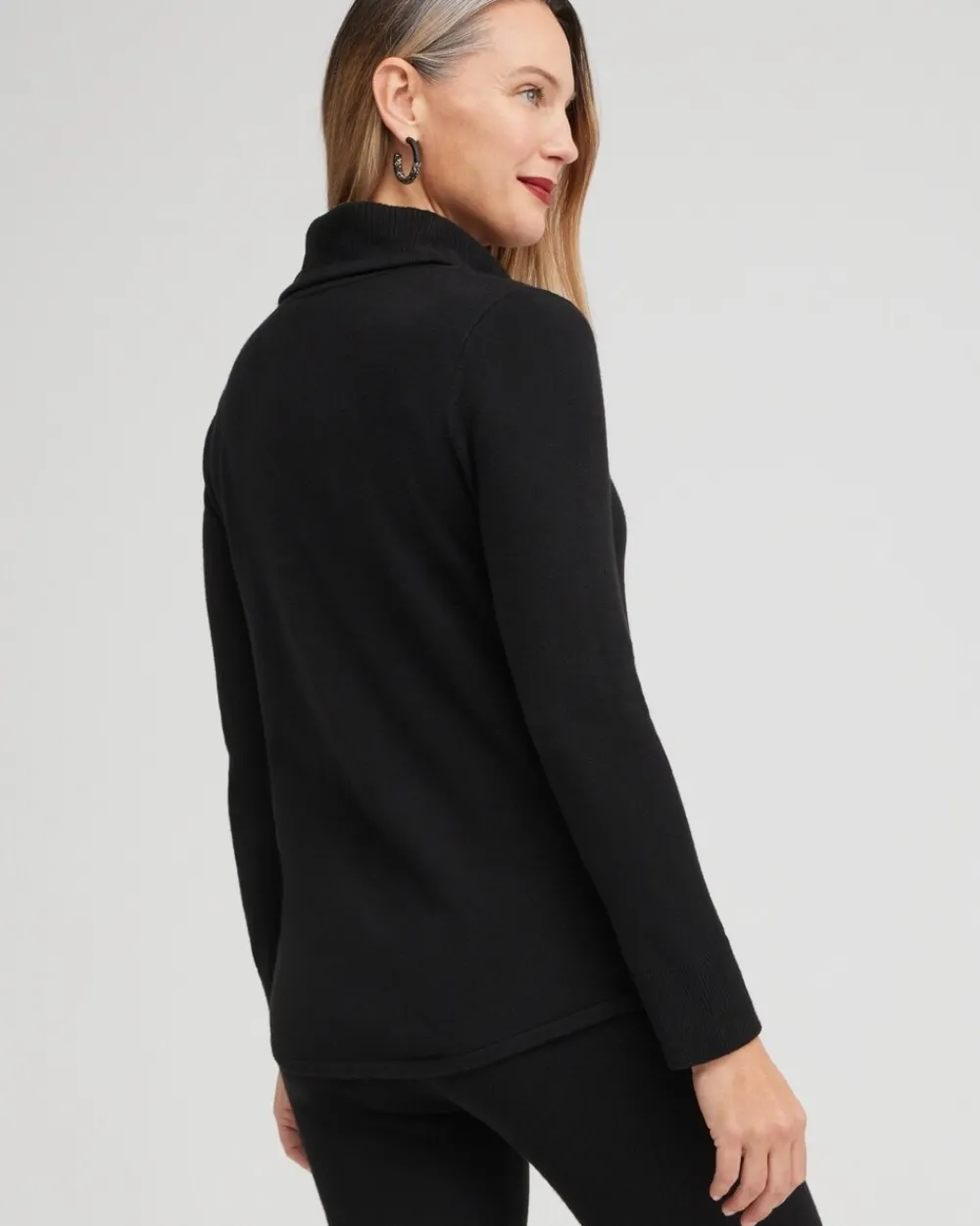 Clearance Zenergy Luxe® Cashmere Blend Cowl Sweater Tops | Matching Sets