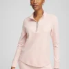 New Zenergy® Luxe Half Zip Pullover Top Tops | Activewear