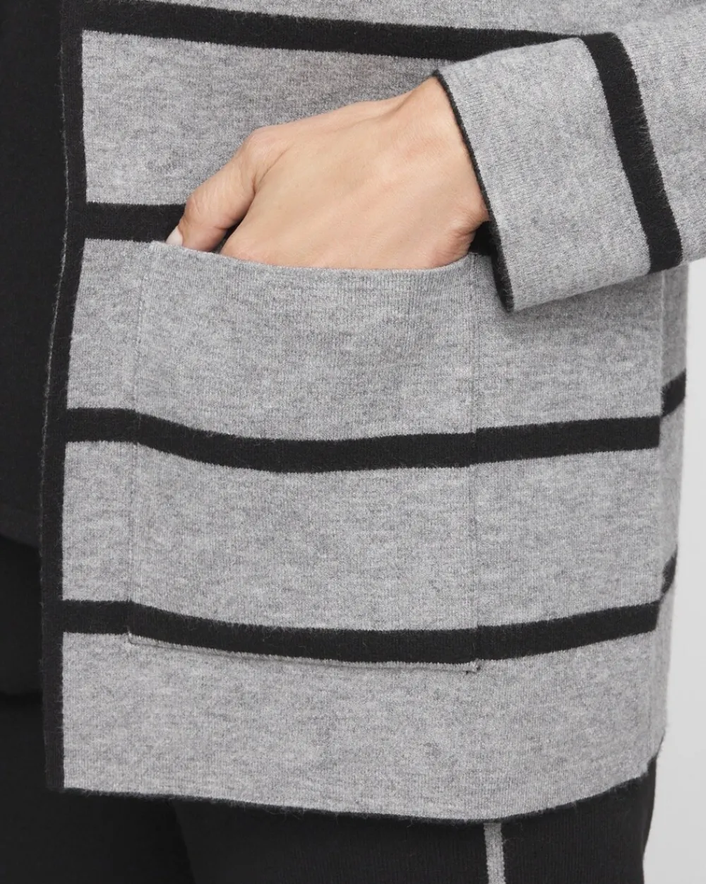 Sale Zenergy® Luxe Reversible Stripe Cardigan Jackets & Coats