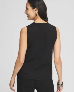 Store Zenergy® Luxe Scoop-Neck Tank Tops | Sweaters