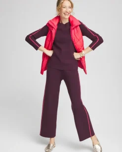 Sale Zenergy® Luxe Side Stripe Top Tops | Sweaters