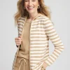 Sale Zenergy® Luxe Striped Hooded Cardigan Jackets & Coats | Activewear