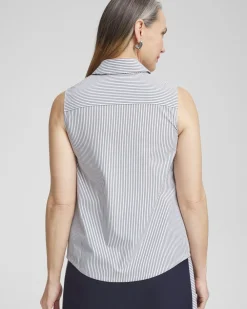 Best Sale Zenergy® Neema UPF Mixed Stripe Tank Tops