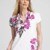 Fashion Zenergy® Placed Floral Top Tops