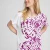 Clearance Zenergy® Placed Tie Dye Tee Tops