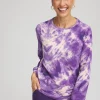 Cheap Zenergy® Scuba Tie Dye Long-sleeve Top Tops