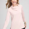 New Zenergy® Scuba Zip Neck Tunic Tops | Activewear