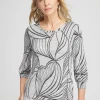 Flash Sale Zenergy® Soft Essentials 3/4 Sleeve Top Tops