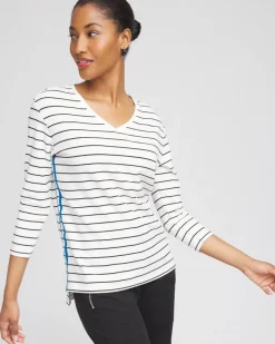 Hot Zenergy® Stripe Pullover Tops