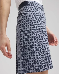 Fashion Zenergy® UPF Cane Back Pleat Skort Pants