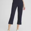 Hot Zenergy® UPF Embroidered Eyelet Crops Pants