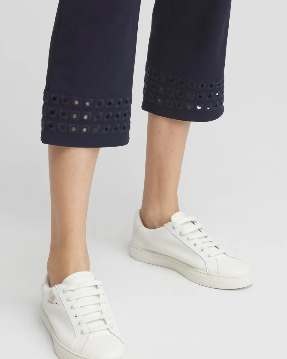 Hot Zenergy® UPF Embroidered Eyelet Crops Pants