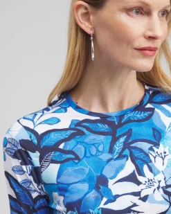 Outlet Zenergy® UPF Floral Sun Tee Tops