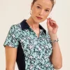 Sale Zenergy® UPF Foliage Golf Top Tops