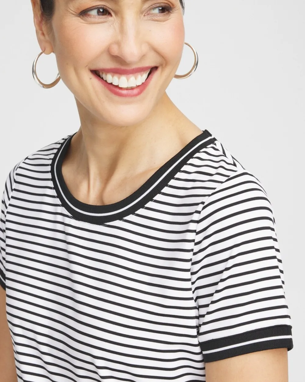 Best Zenergy® UPF Knit Stripe Tee Tops