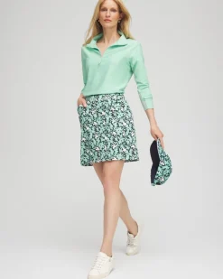Discount Zenergy® UPF Leaf Print Skort Pants | Skirts