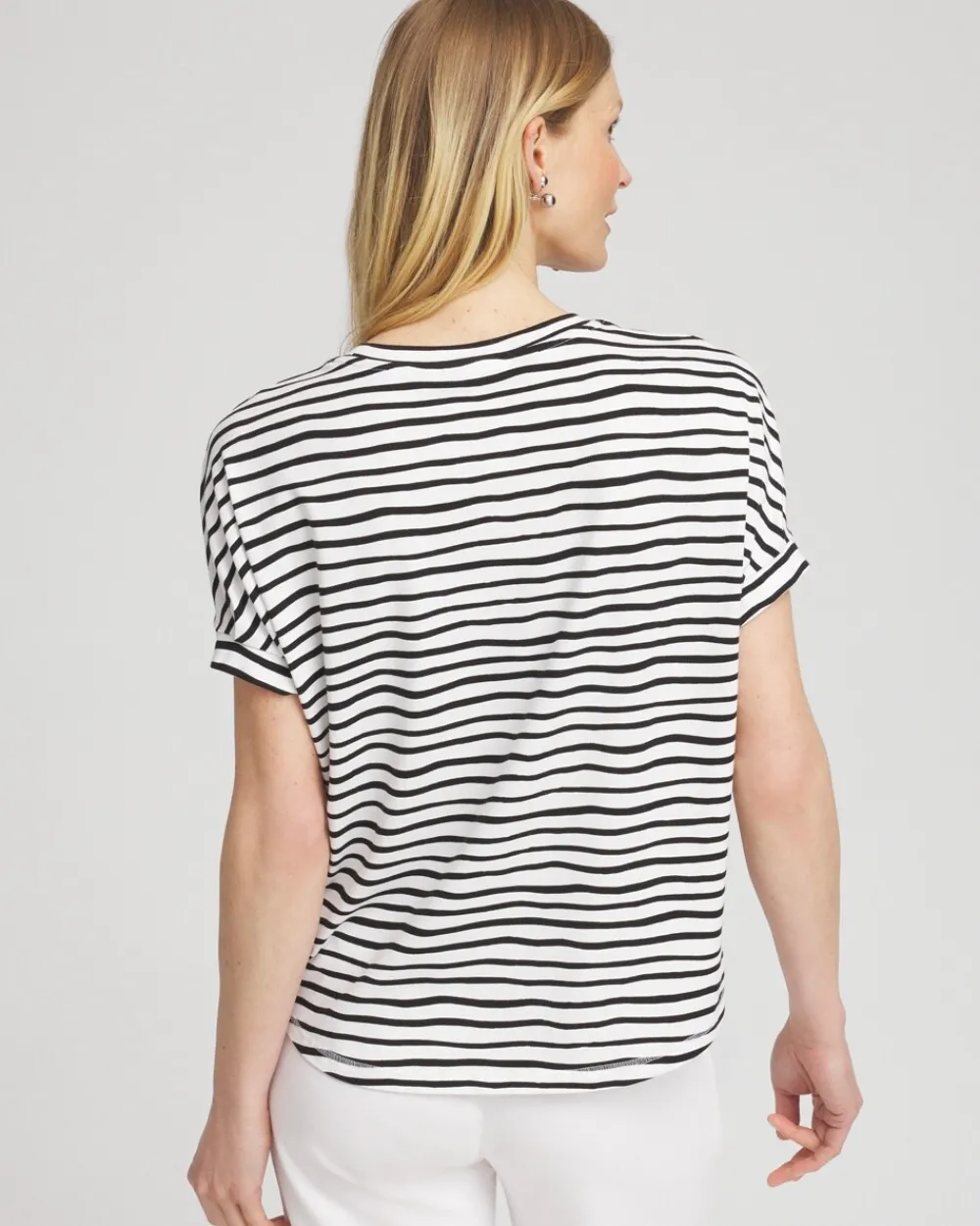 Clearance Zenergy® UPF Short Sleeve Stripe Tee Tops