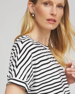 Clearance Zenergy® UPF Short Sleeve Stripe Tee Tops