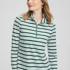New Zenergy® UPF Striped Mock Neck Golf Top Tops